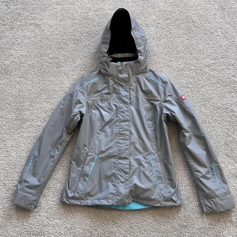 Engelbert Strauss e.s.motion 2020 3-in-1 Jacket Womens S Gray Hooded Outdoor